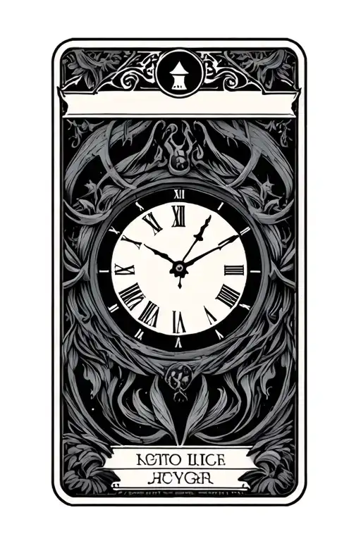 Tarot Card Featuring Time