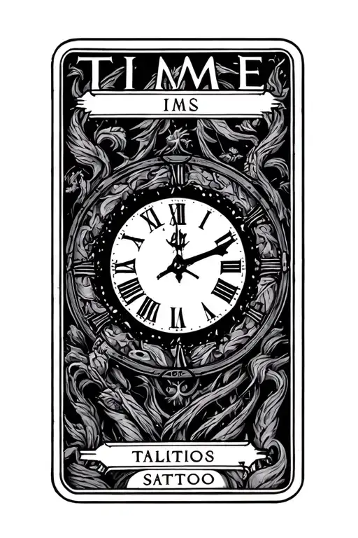 Tarot Card Featuring Time