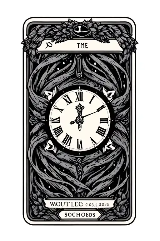 Tarot Card Featuring Time