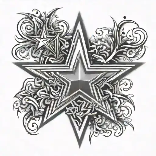 Dallas Cowboys Logo Surrounded