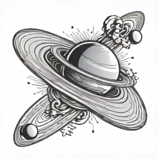 Saturn With Twin Baby