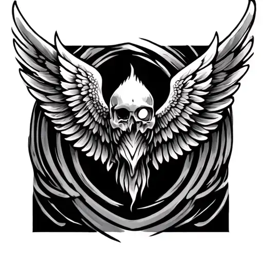 Wing Tatoo For Chest