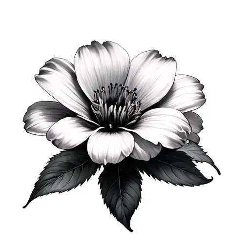 Flower Blooming In Dark Room