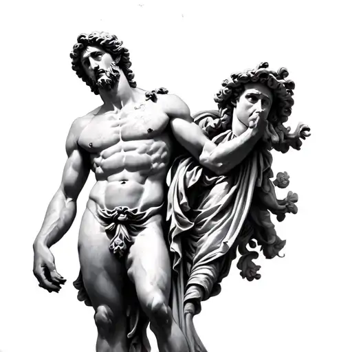Dionysus Whole Body Statue Standing