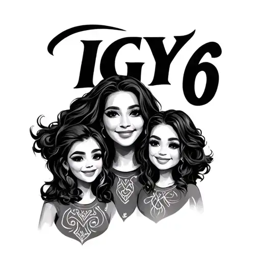 Familly With Text 'Igy6' Us