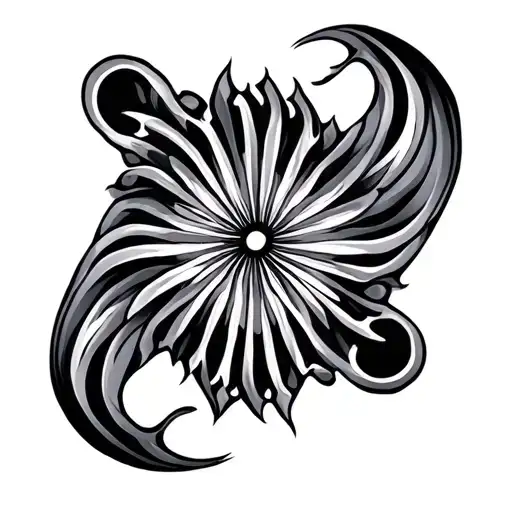 Illusion Pattern Or Symbol Surrounded