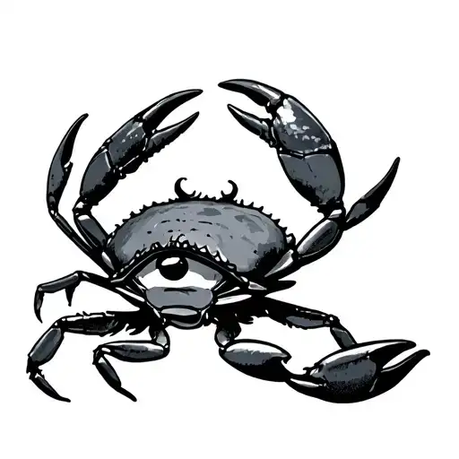 Cancer Crab With Evil Eye