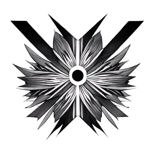 Illusion Pattern Or Symbol Geometric