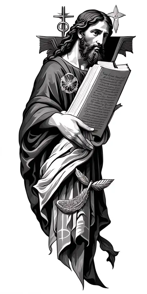 Bible History Surrounded By Symbols