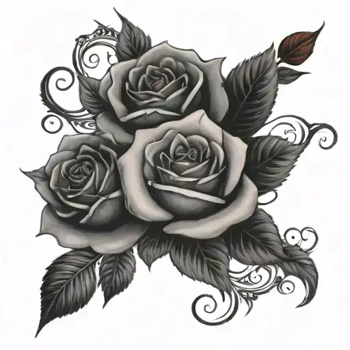 Sky With Roses Entwined
