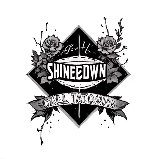 Shinedown Call Me Lyrics Incorporated Into The Design