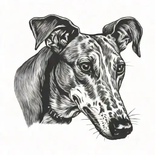 Greyhound With Hammer