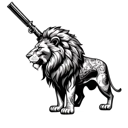 Lion Gun Money Trees Punjabi Warrior