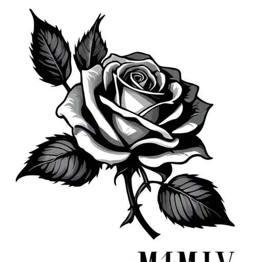 Rose With The Name Mmiv