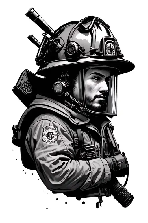 Honeycomb Fire Fighter Surrounded