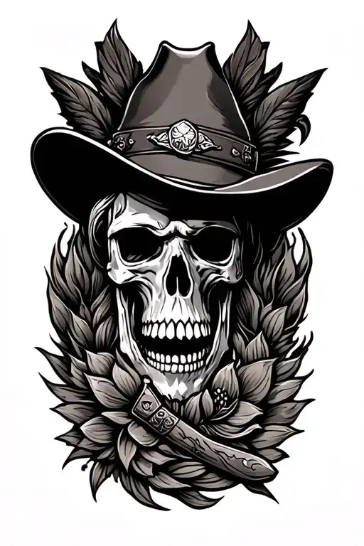 Western Leather Tooling Design