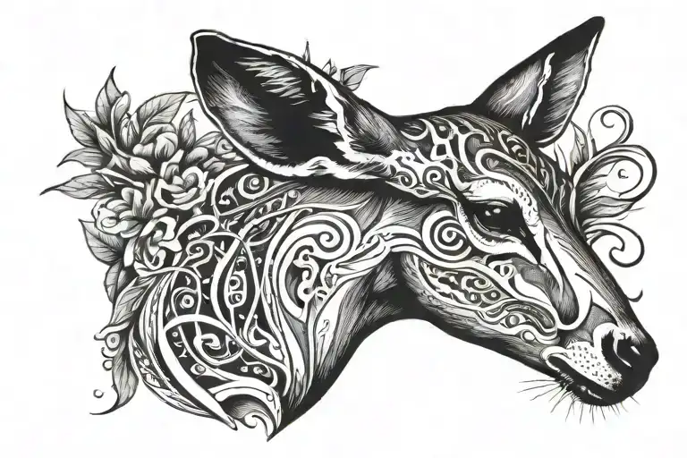 Doe With Writing