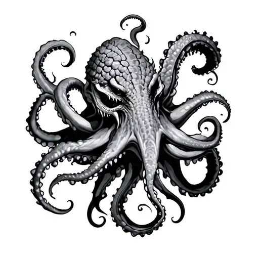 Kraken Wrapping Its Tentacles