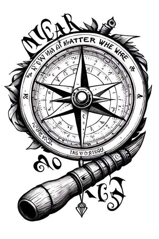 Compass And Words No Matter Where