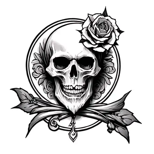 Saint Of Death Tattoo Design