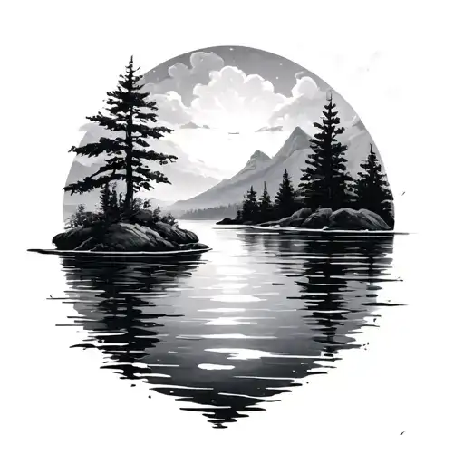 Peaceful And Calm Waters