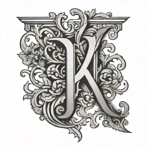 Simple Design Include K And S Letter