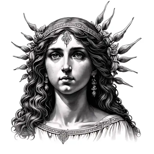 Small Tattoo Of Circe In Greek Mythology