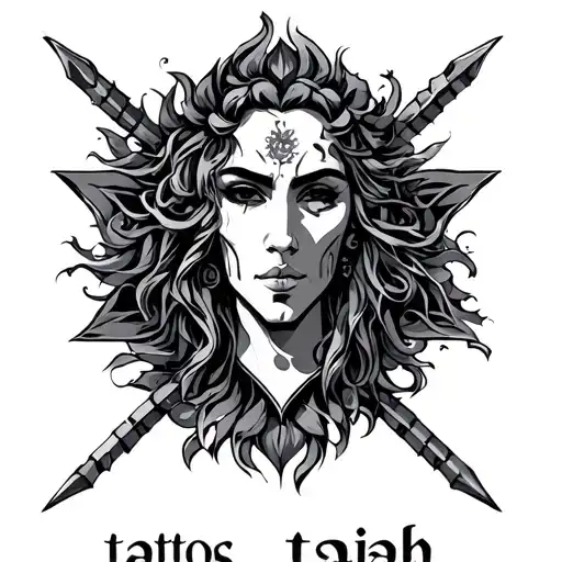 Cros With The Name Tajah