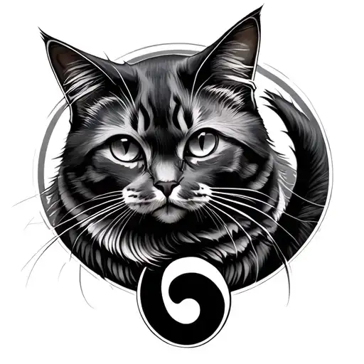 Semicolon Simple Cat
