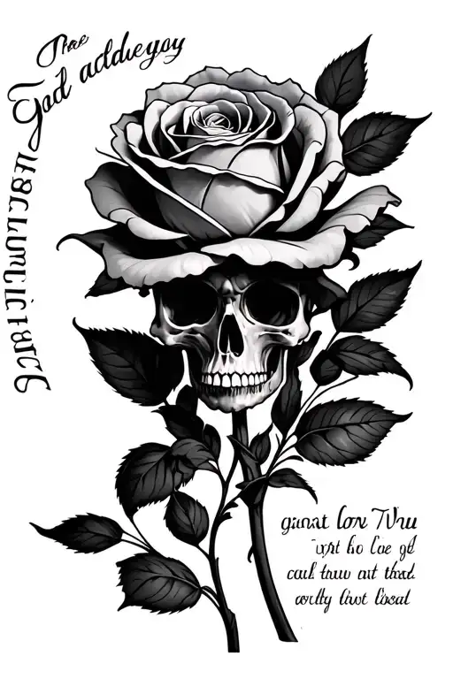 Sonder With A Dead Rose Following Text