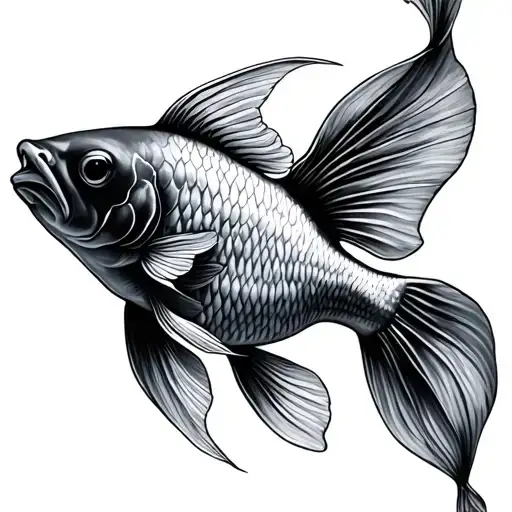 Goldfish Swimming