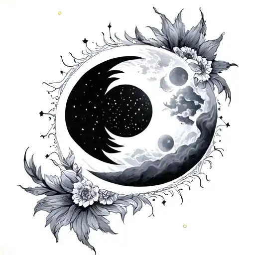 As Above So Below With Sun And Moon