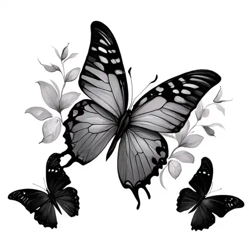Butterfly's Flying Away Bottom