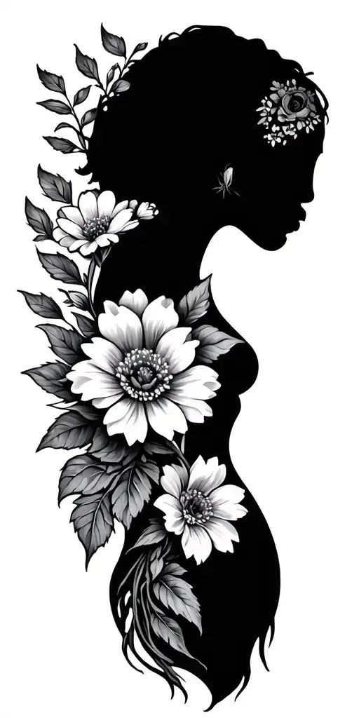 Flowers And Strength Courage