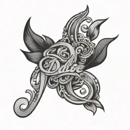 Make A Tattoo That Says 'Dolcie' My Future Wife's Name