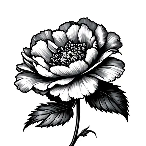 Carnation And Marigold