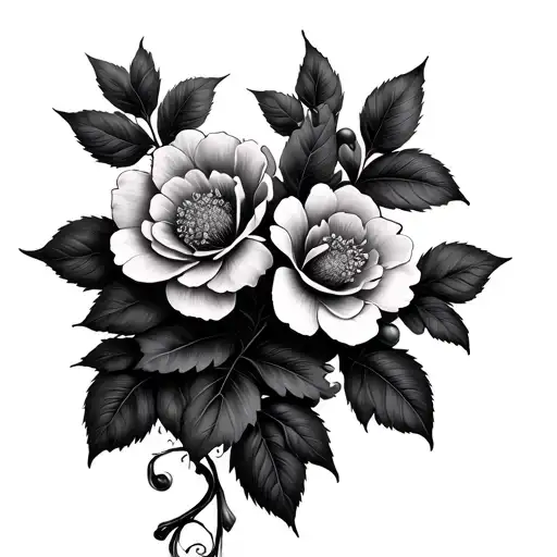 Vine Wrap With Flowers