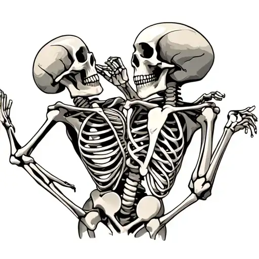 Skeletons Slow Dancing