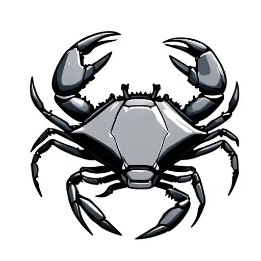 Ironman Triathlon Logo With A Crab