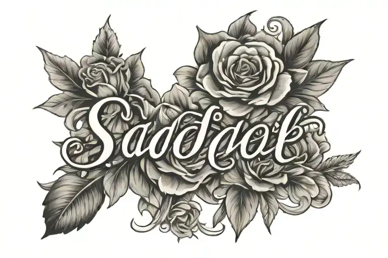 Sade Nicole Name Written
