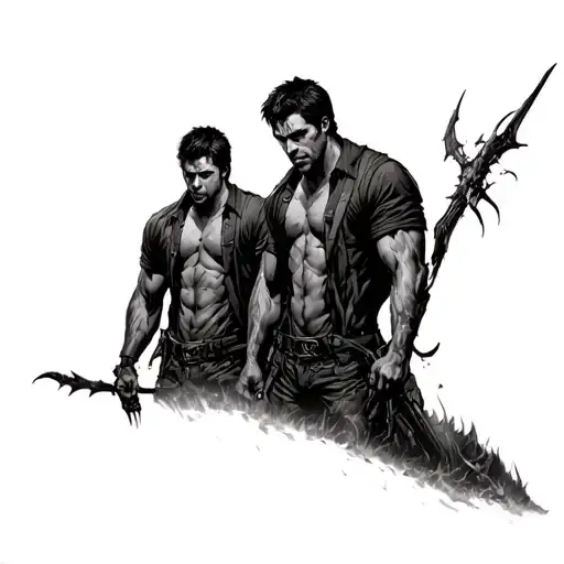 Mark Of Cain And Dean Winchester Brothers Hunting Monsters