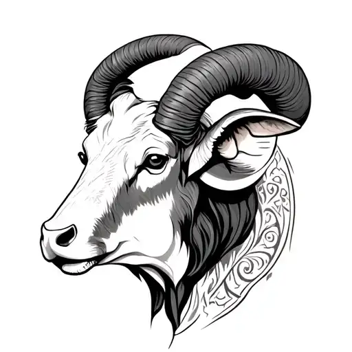 Aries Looking At Taurus