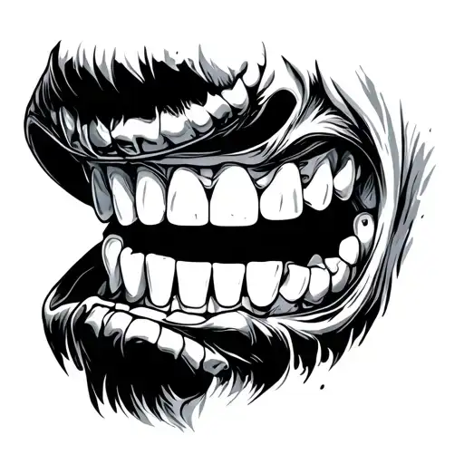 Jaw Knee Teeth