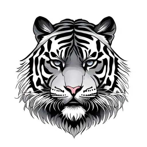 Sak Yant Inspired Tiger