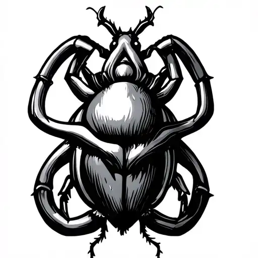 Witches Knot With A Bug