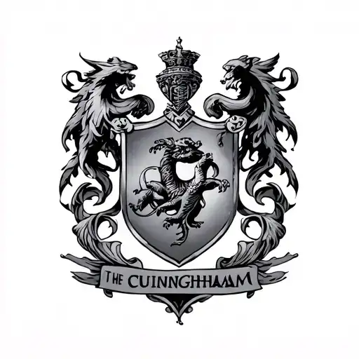 Cunningham Family Crest Type Tatoo