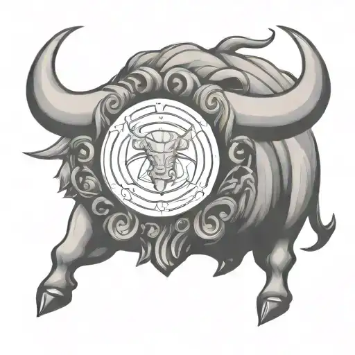 A Bull With An Earth