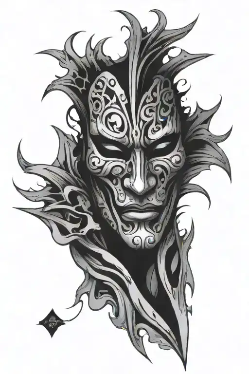 Fractured Theatrical Mask