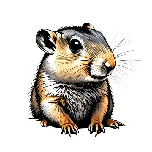 Prairie Dog Looking At His