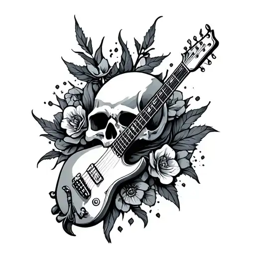 Stoner Rock Inspired Tattoo Design